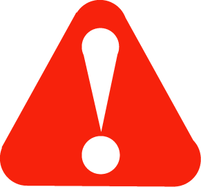 point exclamation